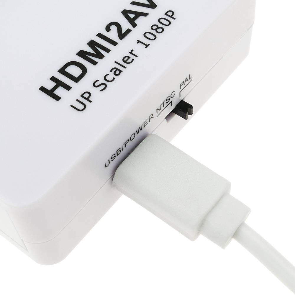 Conversor HDMI a audio y vídeo analógico RCA