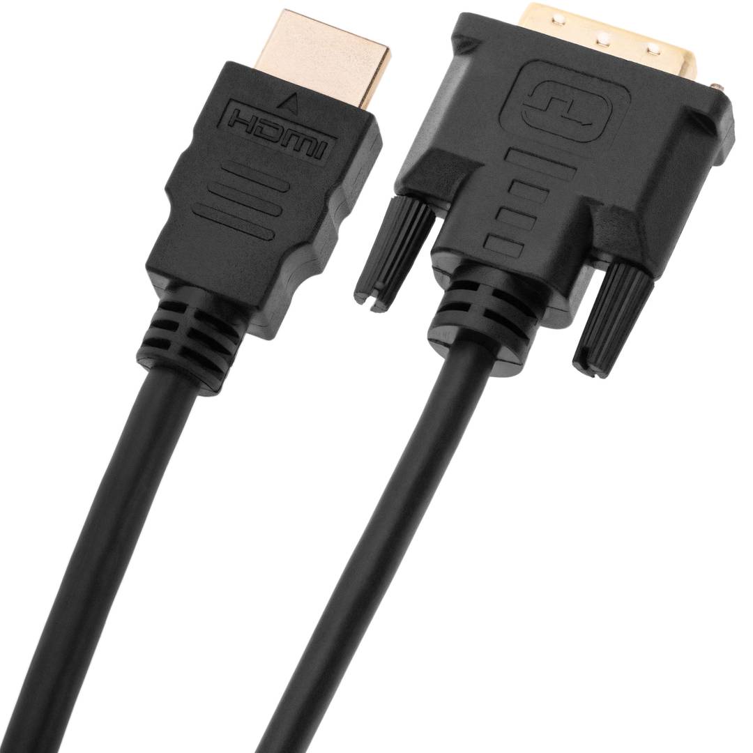 Cable HDMI de tipo HDMI-A macho a DVI-D macho de 1.8 m