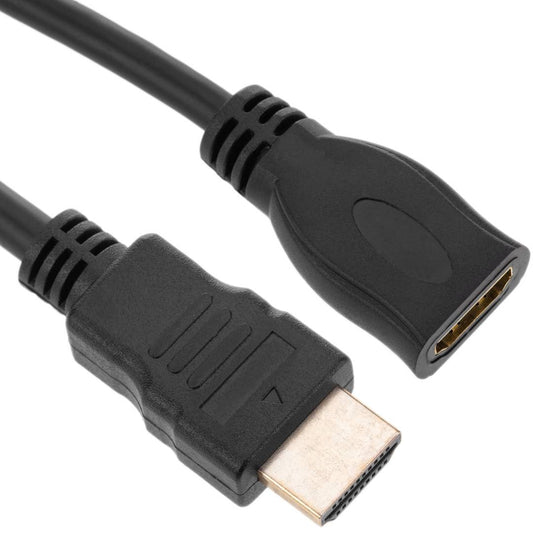 Cable HDMI 1.4 tipo A de macho a hembra de 20cm