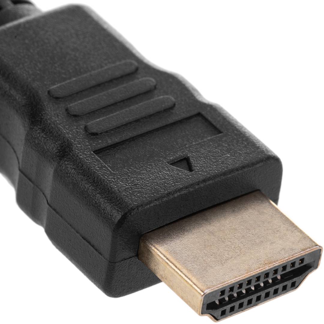 Cable HDMI 1.4 tipo A de macho a hembra de 20cm