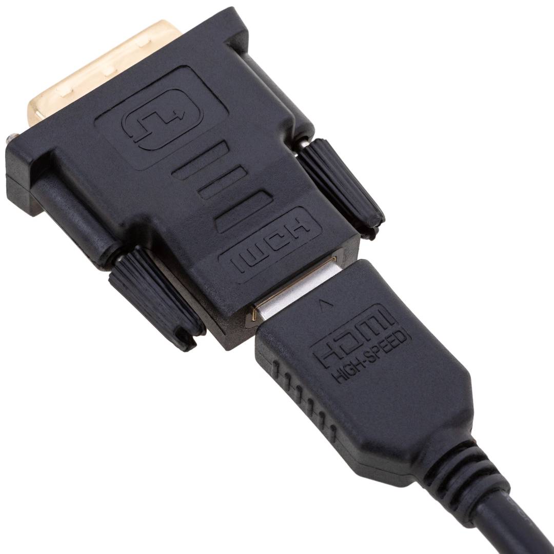 Adaptador HDMI de tipo HDMI-A hembra a DVI-D macho