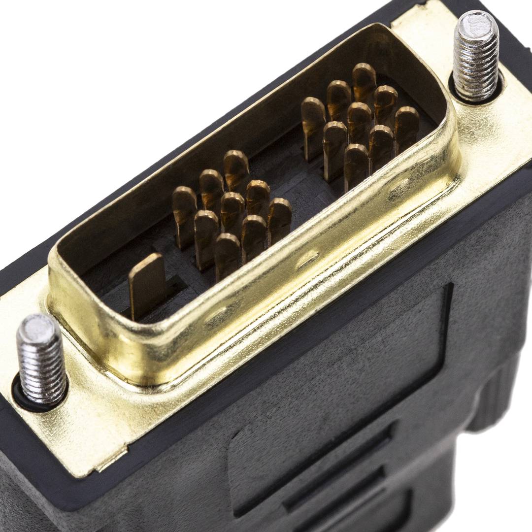 Adaptador HDMI de tipo HDMI-A hembra a DVI-D macho