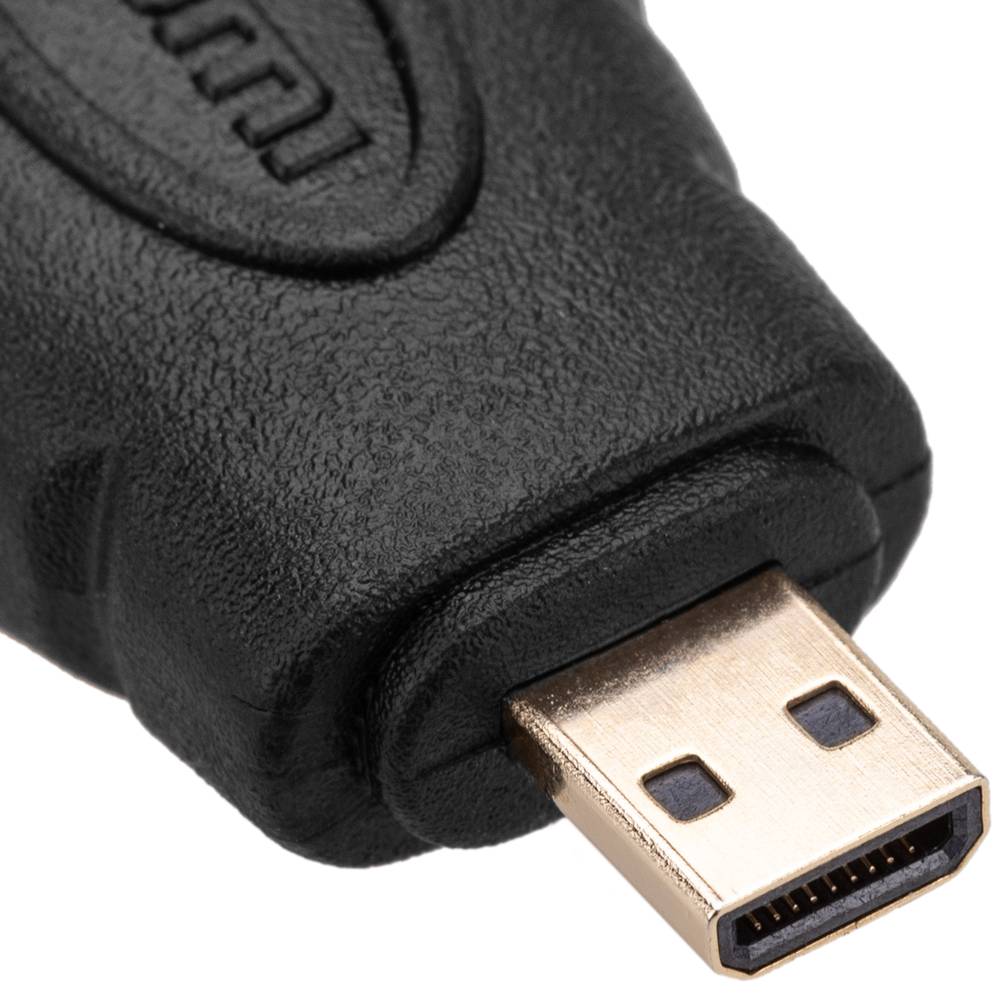 Adaptador HDMI de HDMI tipo A hembra a micro HDMI tipo D macho