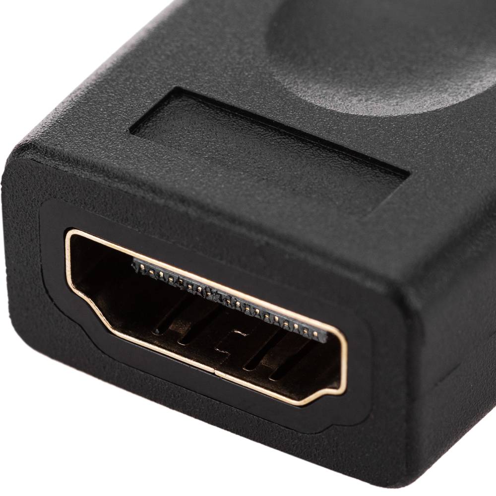 Adaptador HDMI de tipo HDMI-A hembra a HDMI-A hembra