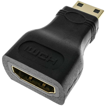 Adaptador HDMI de HDMI tipo A hembra a mini HDMI tipo C macho