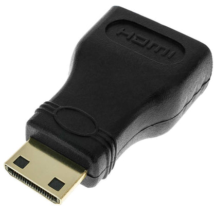 Adaptador HDMI de HDMI tipo A hembra a mini HDMI tipo C macho