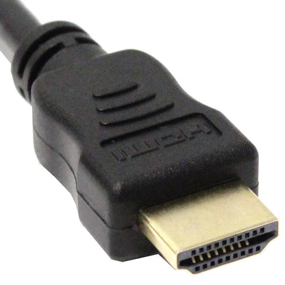 Cable HDMI de tipo HDMI-A macho a HDMI-A macho angulo izquierda 50cm