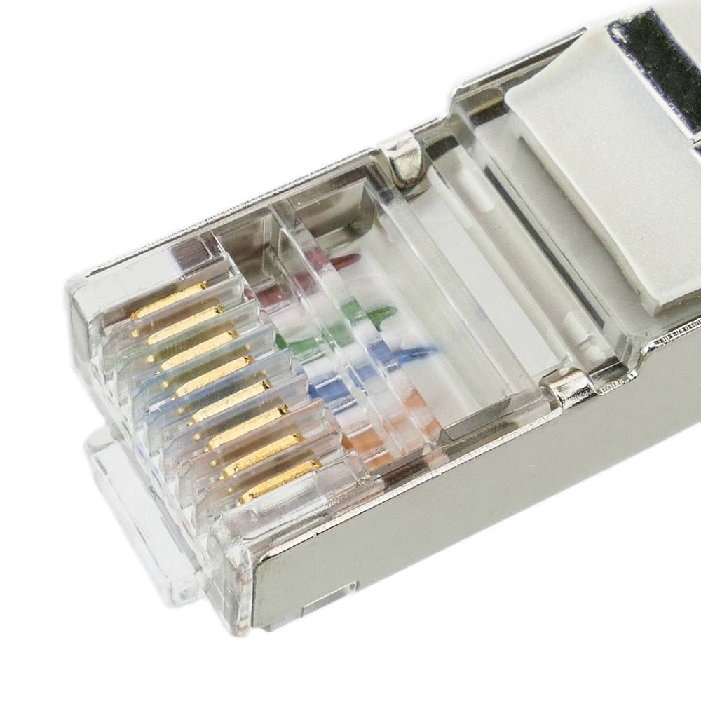 Cable de red ethernet RJ45 LSHF FTP Cat.5e gris 1m