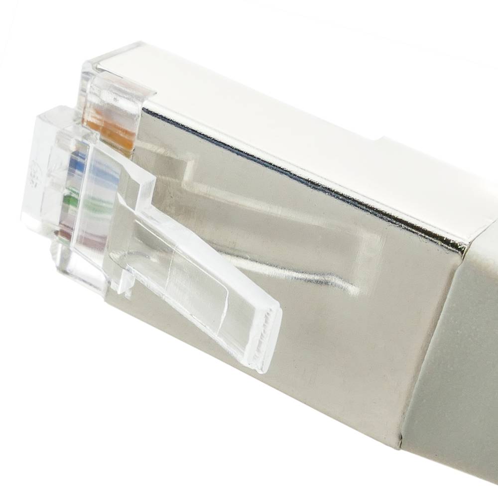 Cable de red ethernet RJ45 LSHF FTP Cat.5e gris 15 m