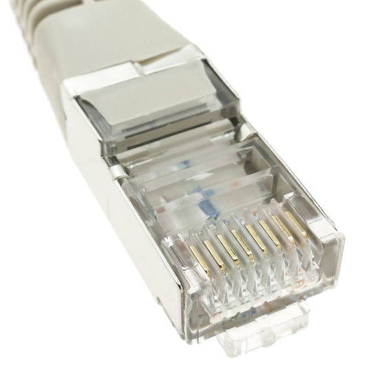 Cable de red ethernet RJ45 LSHF FTP Cat.6 gris 50 m