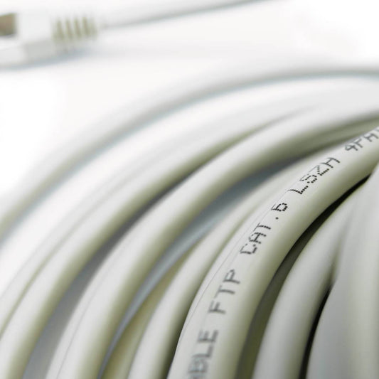 Cable de red ethernet RJ45 LSHF FTP Cat.6 gris 50 cm