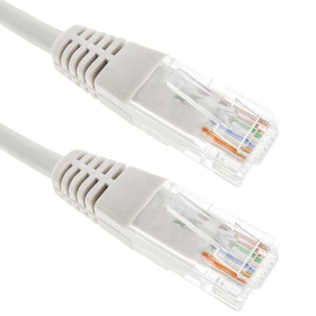 Cable de red ethernet RJ45 LSHF UTP Cat.6 gris 7 m