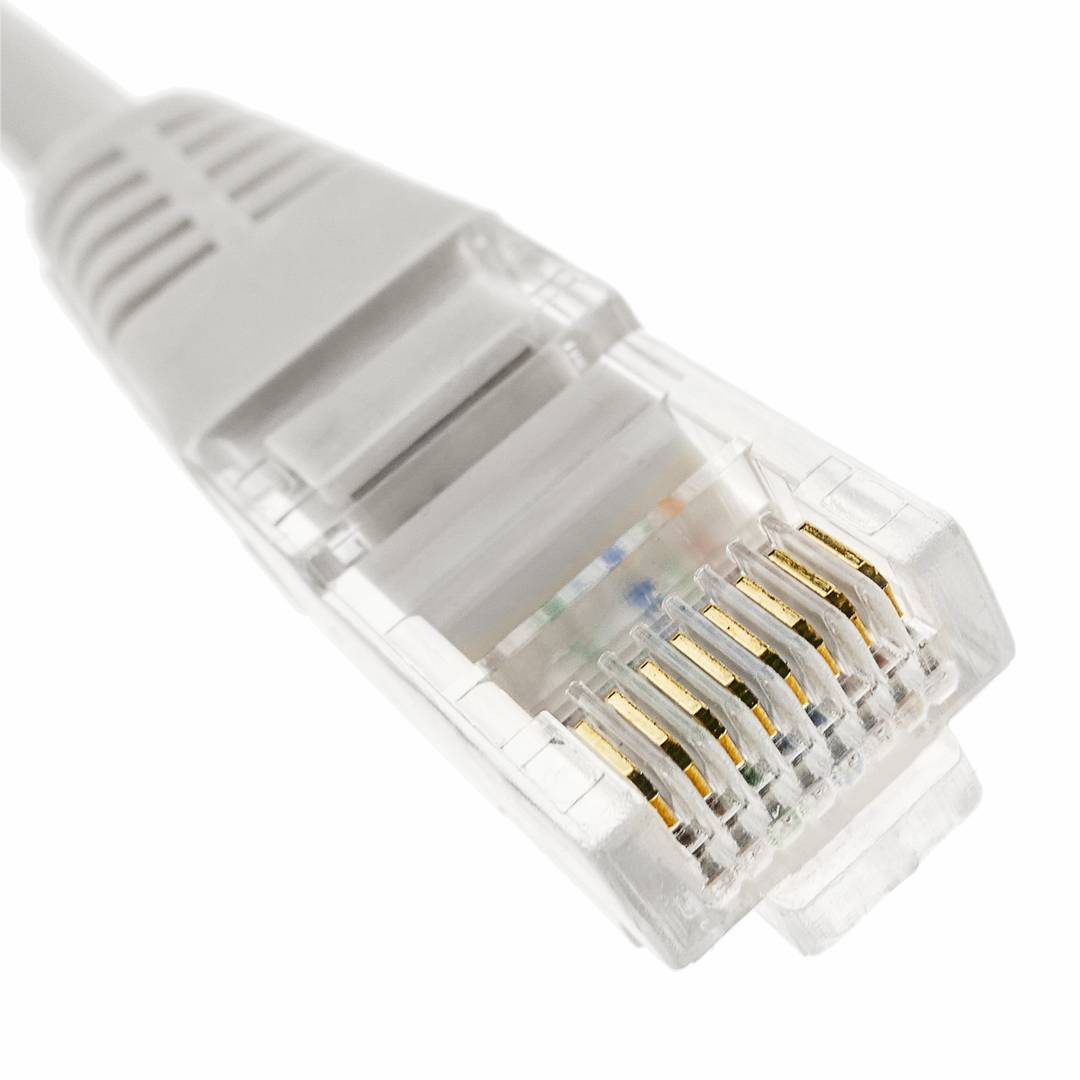 Cable de red ethernet RJ45 LSHF UTP Cat.6 gris 7 m