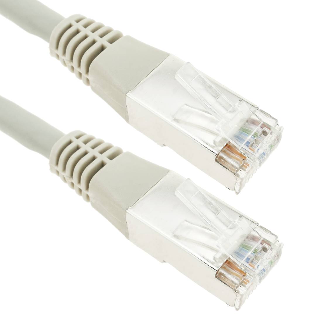 Cable de red ethernet RJ45 LSHF FTP Cat.6 gris 7 m