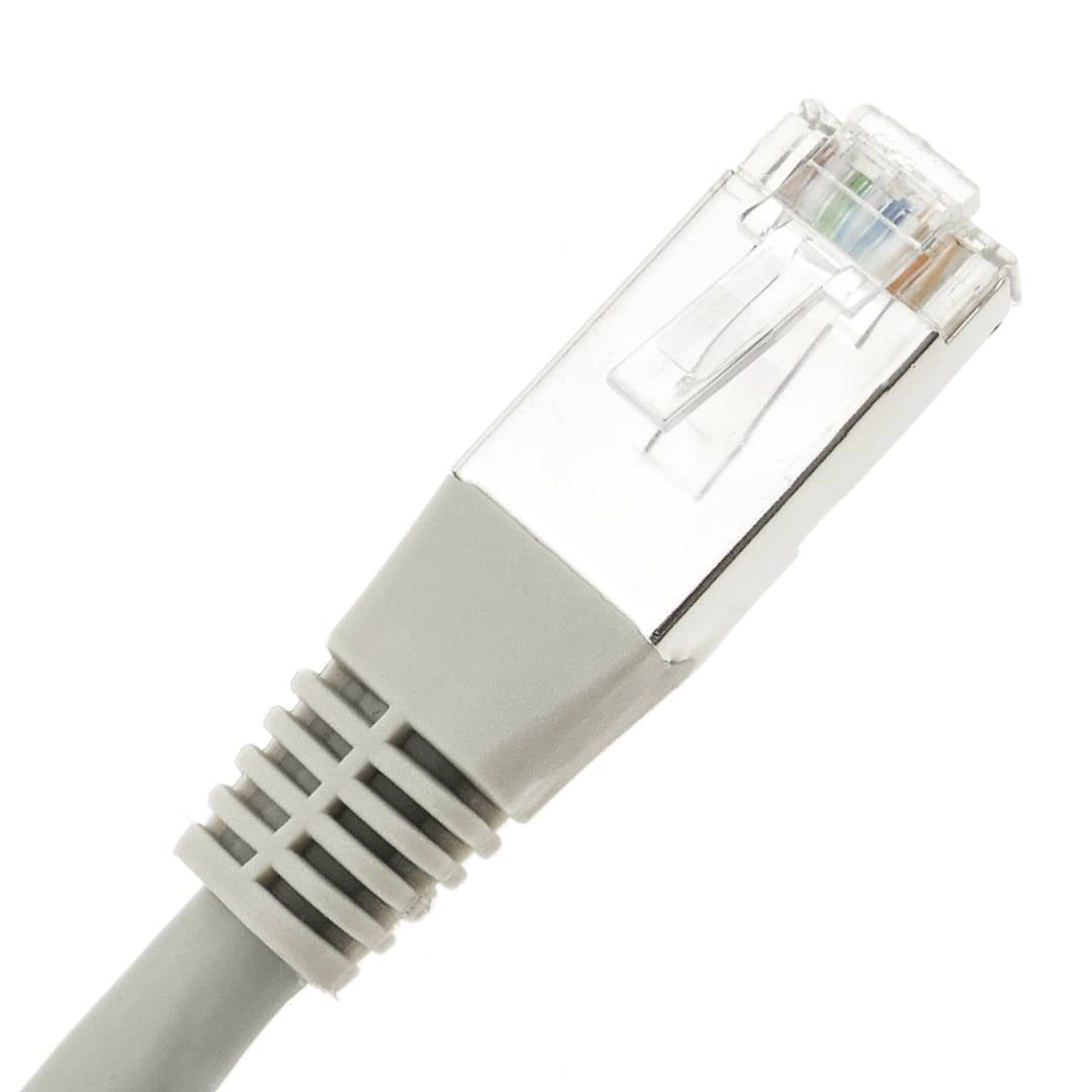Cable de red ethernet RJ45 LSHF FTP Cat.6 gris 7 m