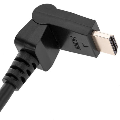 Cable HDMI-A macho a HDMI-A macho de 50 cm con rotación de 180 grados