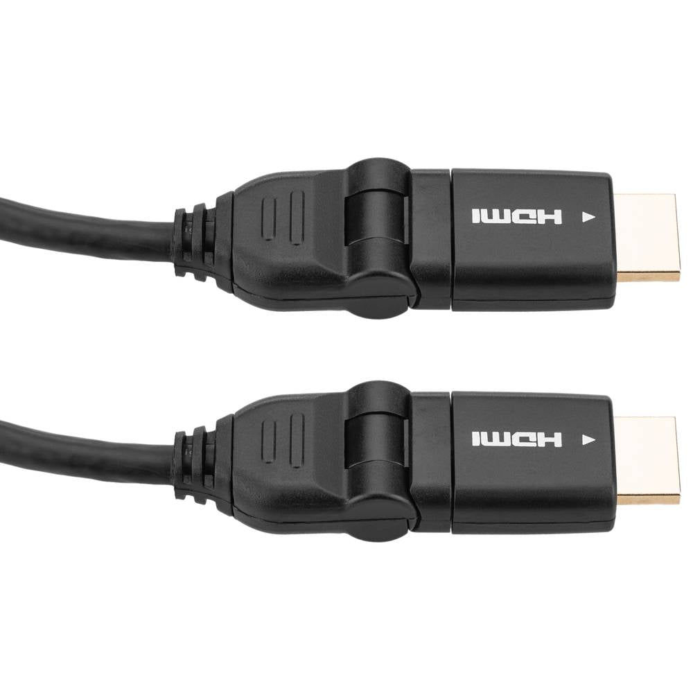 Cable HDMI-A macho a HDMI-A macho de 1 m con rotación de 180 grados