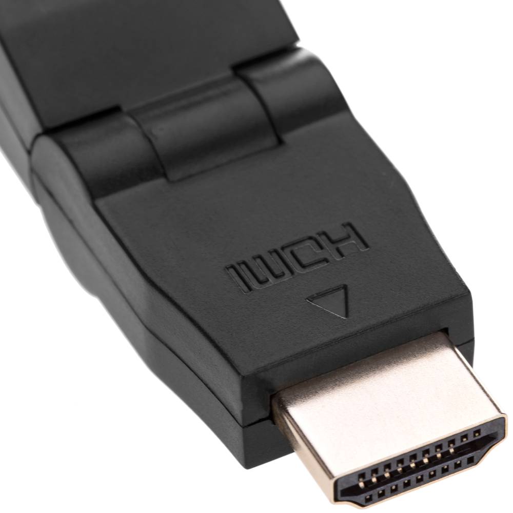 Cable HDMI-A macho a HDMI-A macho de 2 m con rotación de 180 grados