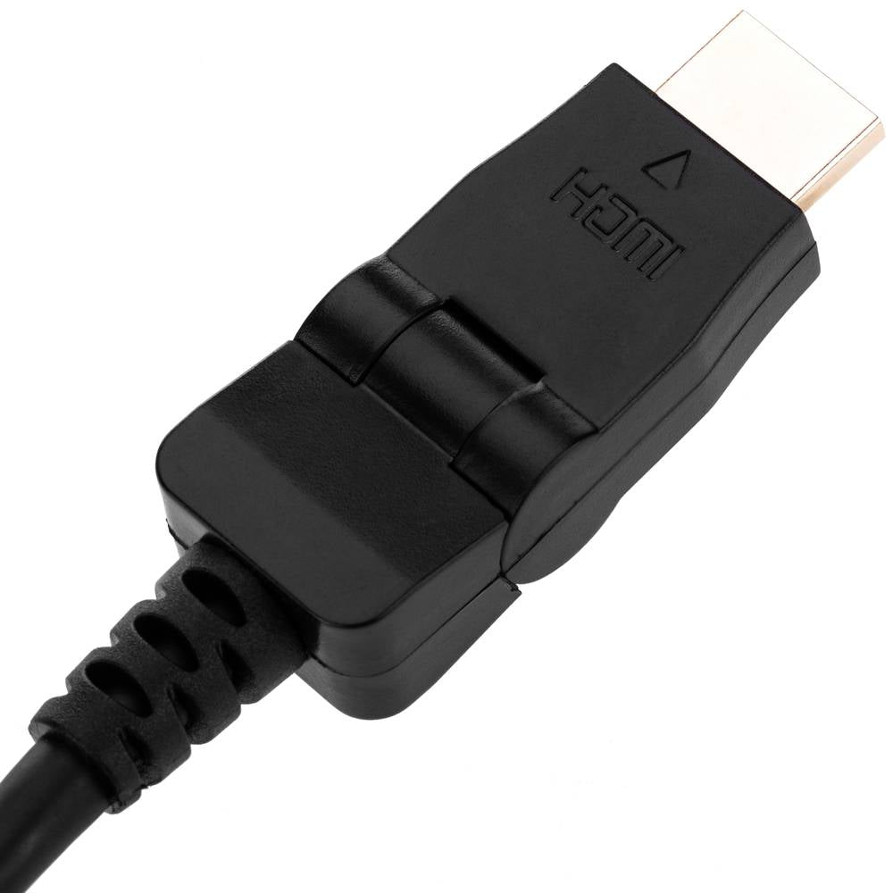 Cable HDMI-A macho a HDMI-A macho de 2 m con rotación de 180 grados