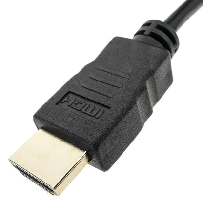 Cable HDMI tipo A 1.4 macho a HDMI tipo D macho de 50 cm