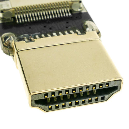 Cable vídeo HDMI plano FPV 50 cm A-macho a micro D-macho