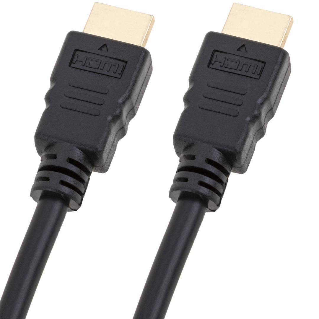 Cable HDMI 2.0 con conector tipo A macho a conector tipo A macho Ultra HD 4k de 1m negro