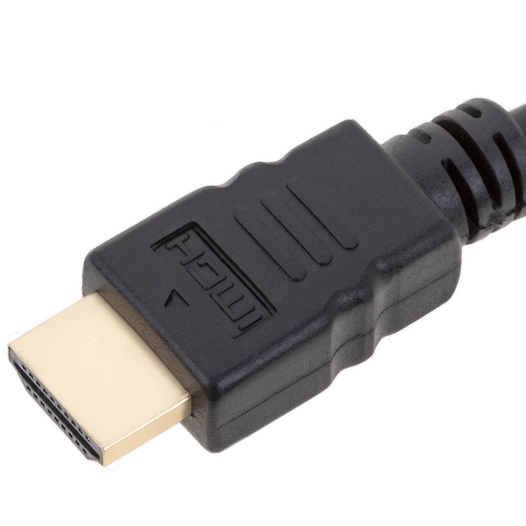Cable HDMI 2.0 con conector tipo A macho a conector tipo A macho Ultra HD 4k de 1m negro