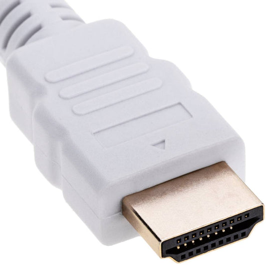 Cable HDMI 2.1 con conector tipo A macho a conector tipo A macho Ultra HD 4K 8K de 1.8m blanco