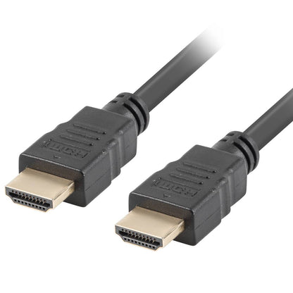 Pack de 10 unidades cable HDMI v1.4 macho a macho de 1 m de Lanberg color negro CA-HDMI-13CC-0010-BK