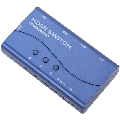 Selector HDMI con control remoto (3 IN a 1 OUT)