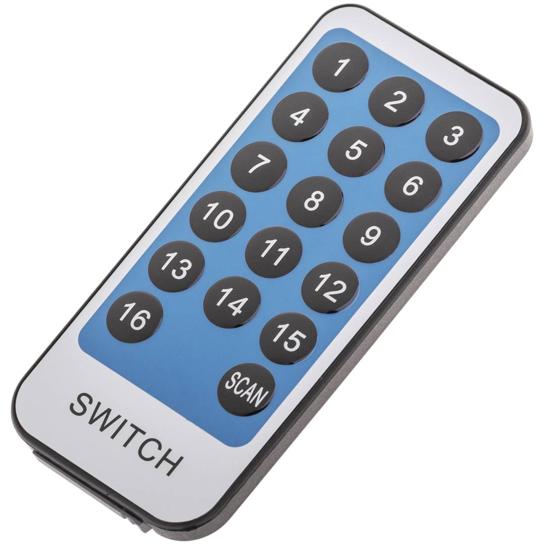 Selector HDMI con control remoto (3 IN a 1 OUT)