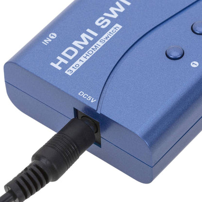 Selector HDMI con control remoto (3 IN a 1 OUT)