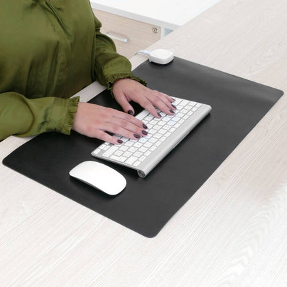 Alfombra y superficie térmica con calefacción para escritorio suelo y pies de 60 x 36 cm 85W negro