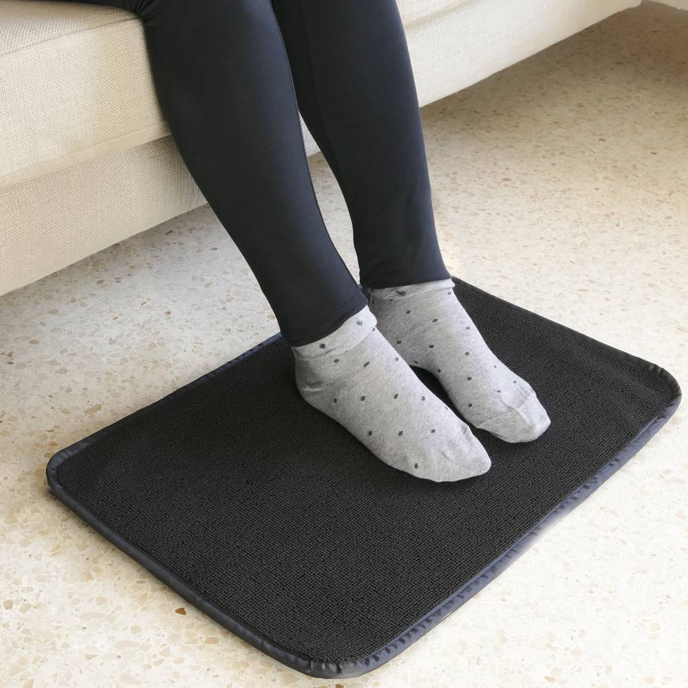 Alfombra térmica con calefacción para suelo y pies de 60 x 40 cm 75W