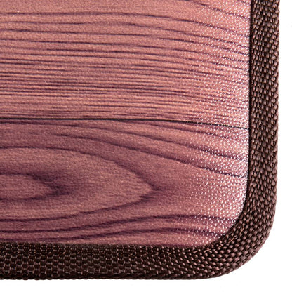 Alfombra térmica con calefacción para suelo y pies de 55 x 49 cm 100W color roble