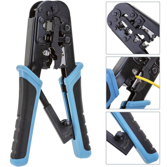 Herramienta crimpadora cortadora peladora para RJ45 RJ12 RJ11 RJ9 8P8C 6P6C 6P4C 4P4C
