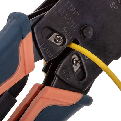 Herramienta crimpadora para RJ10 RJ11 RJ12 RJ45 (4P4C 6P2C 6P6C 8P8C)