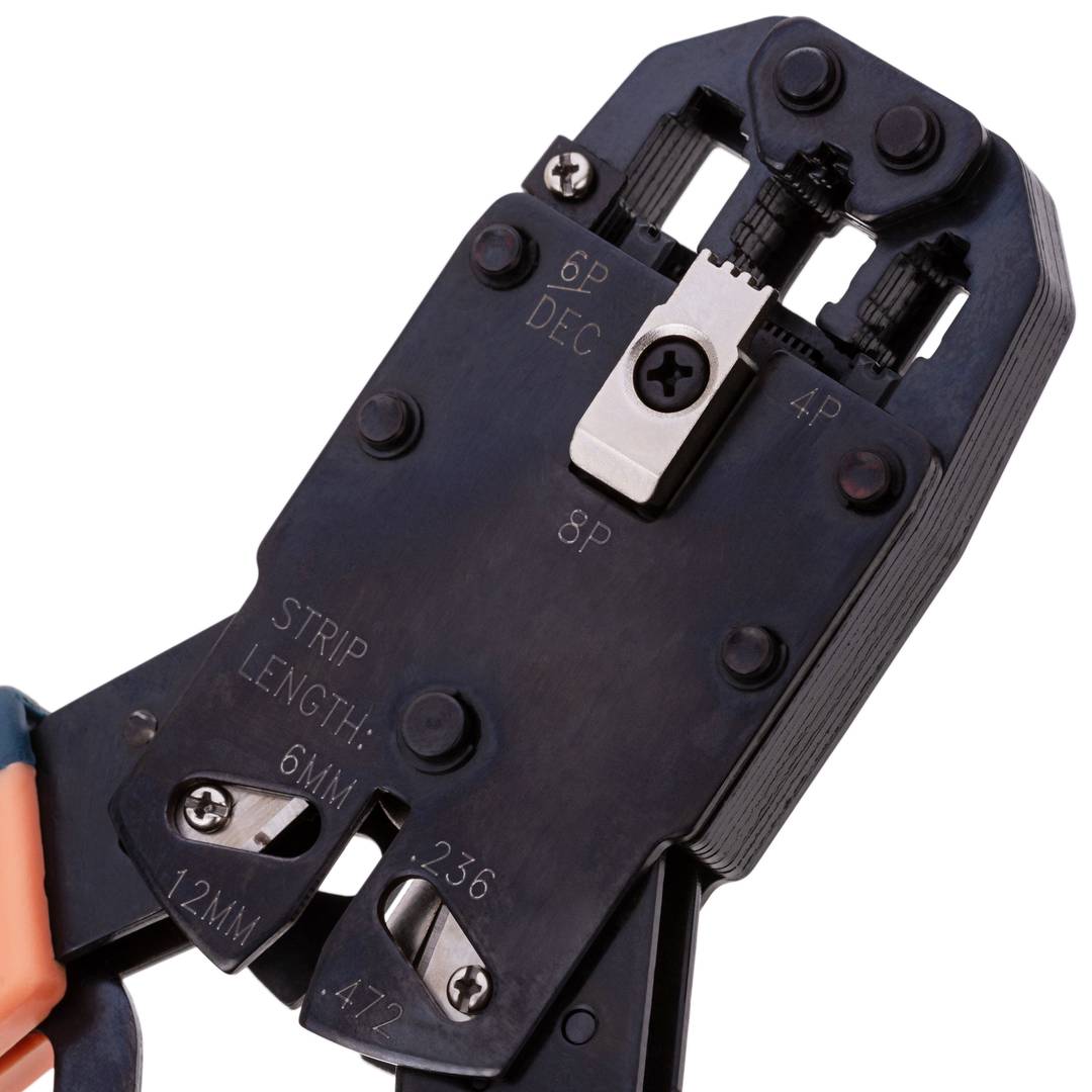 Herramienta crimpadora para RJ10 RJ11 RJ12 RJ45 (4P4C 6P2C 6P6C 8P8C)