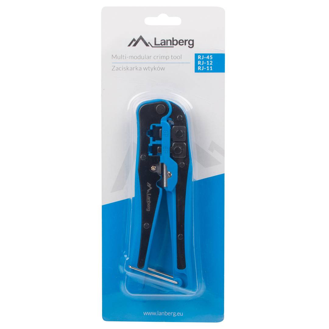 Herramienta crimpadora Lanberg NT-0202 para RJ11, RJ12 y RJ45