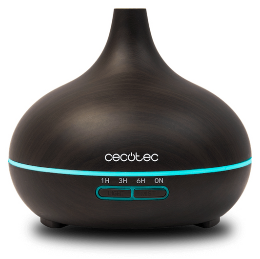 Cecotec Pure Aroma 300 humidificador Ultrasonica 0,3 L Negro, Madera 10 W