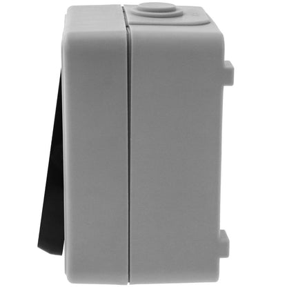 Base de superficie estanca IP54 10A 250V con interruptor conmutador