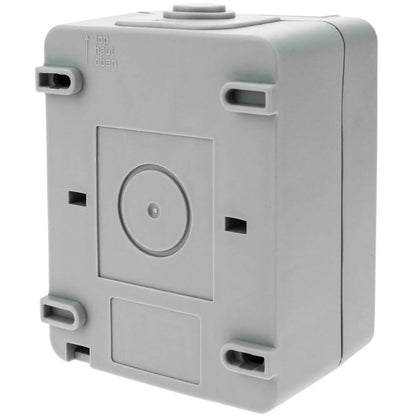Base de superficie estanca IP54 16A 250V con schuko