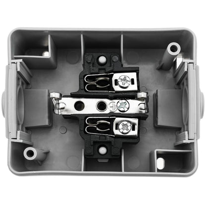 Base de superficie estanca IP54 16A 250V con schuko