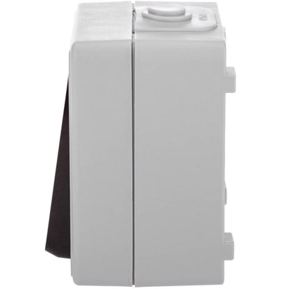 Base de superficie estanca IP54 10A 250V con un pulsador