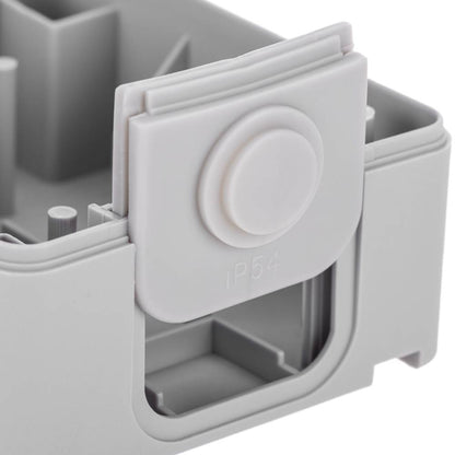 Base de superficie estanca IP54 10A 250V con un pulsador