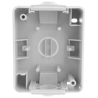 Base de superficie estanca IP54 10A 250V con interruptor conmutador LED