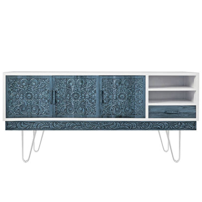 Pies para mesa y mueble Patas en cromado 2 varillas 15 cm 4-pack