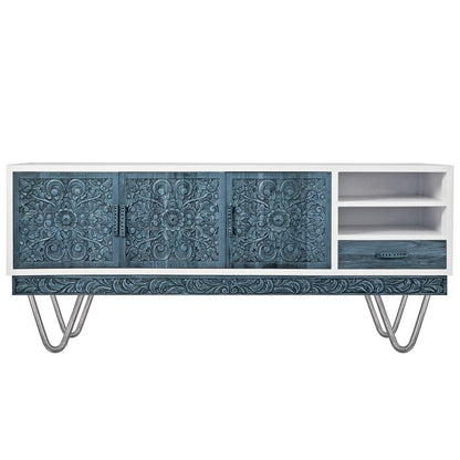 Pies para mesa y mueble estilo vintage Patas en acero 2 varillas 15 cm 4-pack