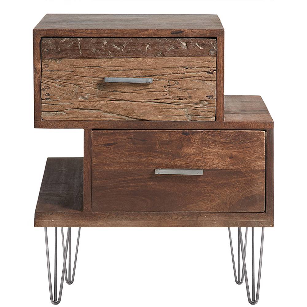 Pies para mesa y mueble estilo vintage Patas en acero 3 varillas 41 cm 4-pack