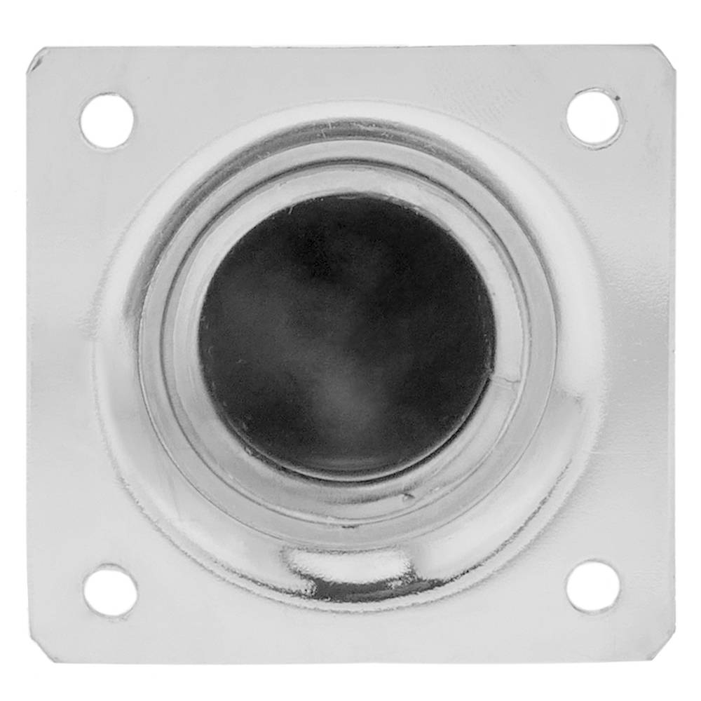 Pies redondos para mesa y mueble. Patas en acero cromado de 40cm 4-pack